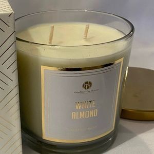 White Almond Candle